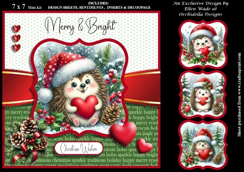 Merry & Bright Hedgehog