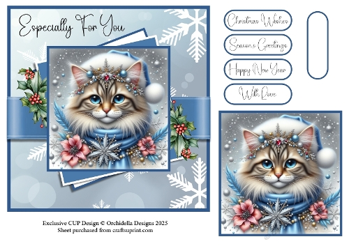 Majestic Christmas Cat 1