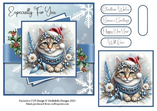 Majestic Christmas Cat 2