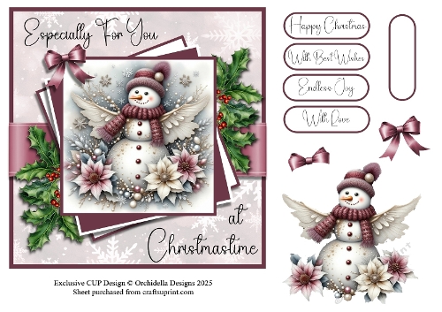 The Angel Snowman