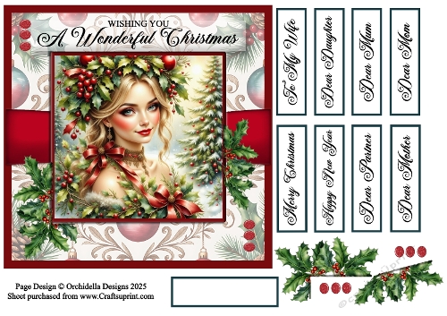 Wonderful Christmas Bows & Baubles 
