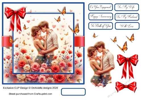 Flowers & Butterflies for both of You