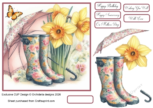 Pink Wellies and Sweet Daffys
