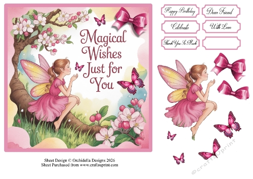 Butterflies, Blossoms and Fairy Wishes