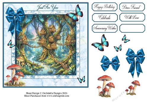 Fairy Village and Toadstools