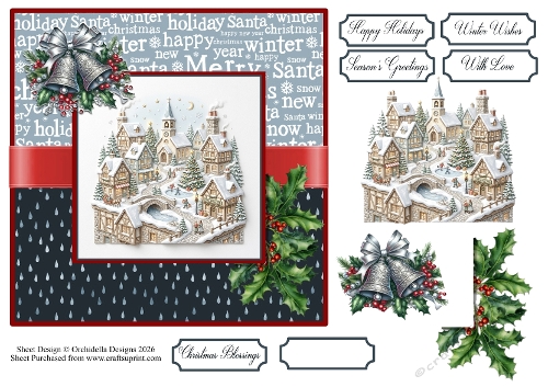 Snowy Christmas Village