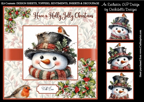 Holly Jolly Snowman 3