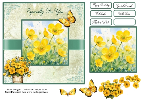 Sweet Buttercup Meadow
