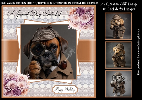 Birthday Detective Dogs