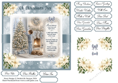 Cosy Christmas Series Boy in Blue