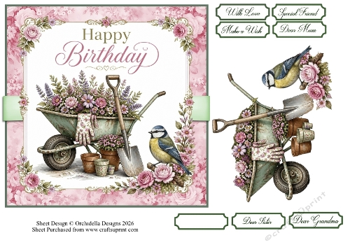 Birthday Floral Gardening
