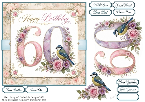 Pretty sixtieth Birthday