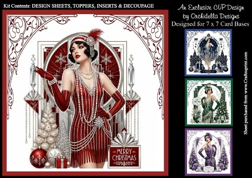 Vintage Christmas Ladies
