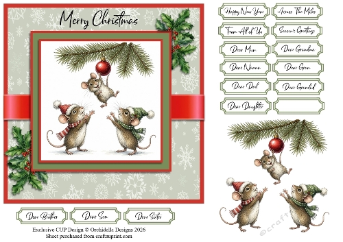 Jolly Christmas Mice