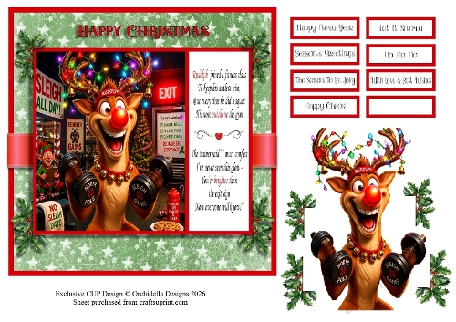 Christmas Reindeer Fit Club