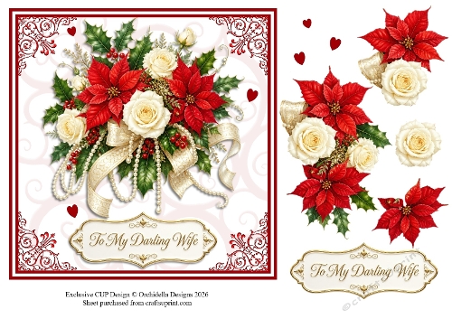 Darling Wife Christmas Bouquet