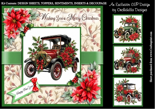 Vintage Car Christmas