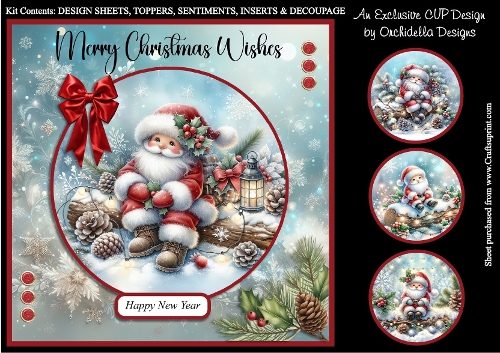 Sweet Whimsy Santa