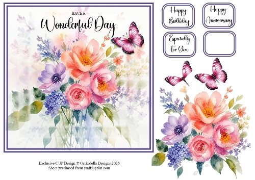Illusion Flowers Birthday