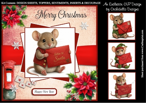 Mouse Letter To Santa