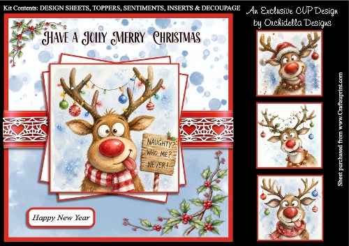Jolly Naughty Reindeer