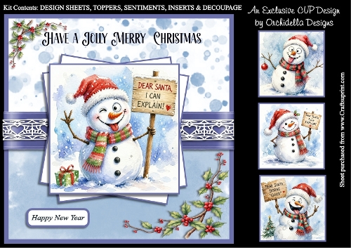 Jolly Naughty snowman