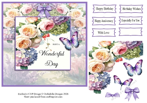 Flowery Wonderful Day