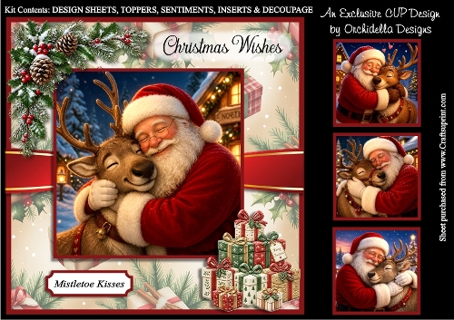 Santa and His Reindeer