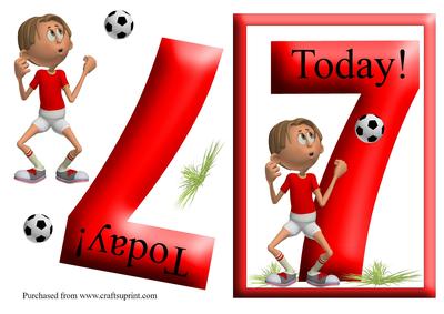 Boys Age 7 Card Front
