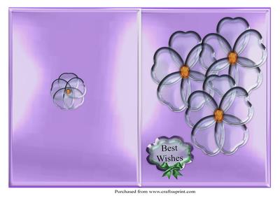 Glass Flowers Quick Card
