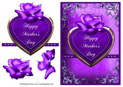 Ornate Mothers Day Card Front