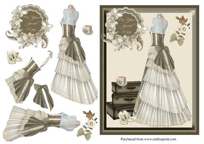 Cotton and Lace Card Front