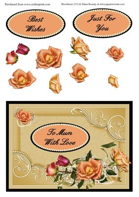 Jubilant Roses Card Front