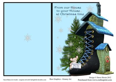 The Old Boot at Christmas