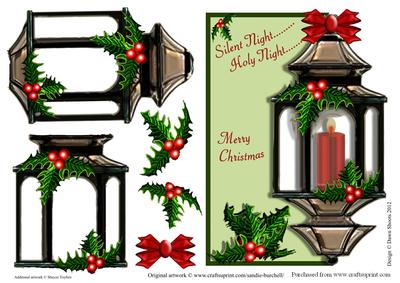 Silent Night Christmas Lantern