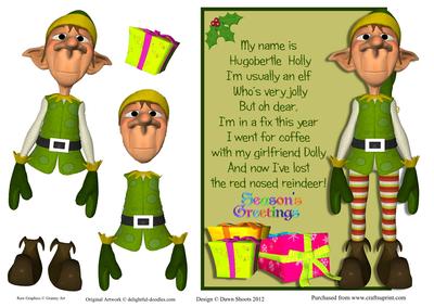 Hugoberttle Holly Christmas