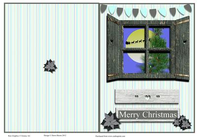 Country Christmas Window