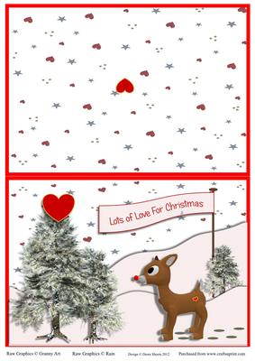 Love at Christmas Rudolph Scene