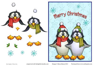 Merry Christmas Penguins