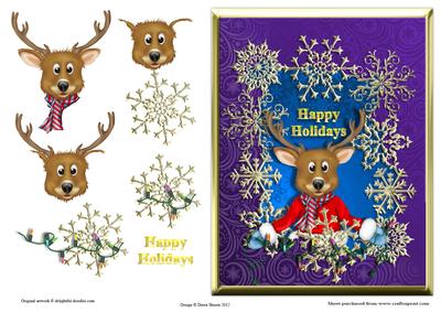 Rudy in Snowflakes