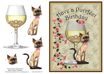 Purrfect Birthday Wine