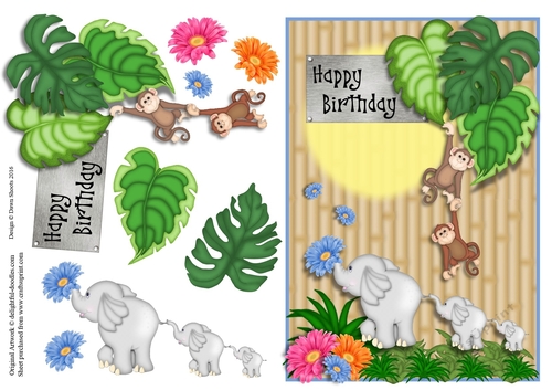 Jungle Birthday Wishes