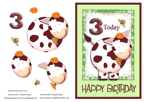 Daisy Birthday Age 3