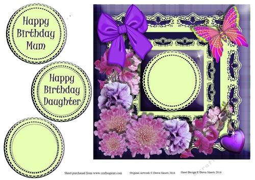 Linen and Lace Floral Topper