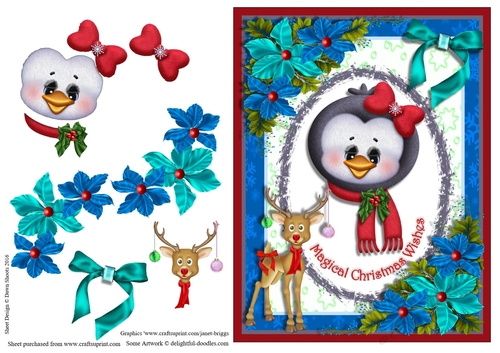 Penguins Christmas Wishes