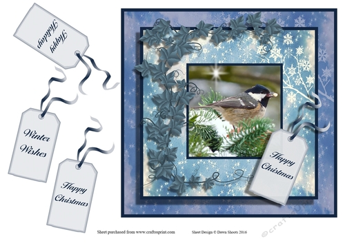 Snowy Christmas Bird Two
