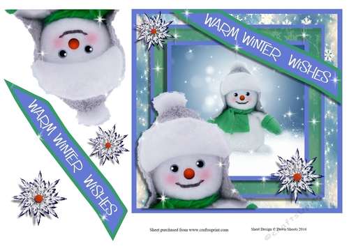 Snowmans Christmas Card