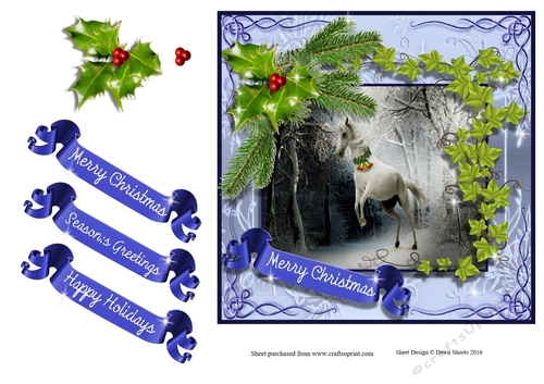 Frosty Christmas Stallion