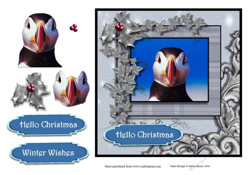 Frosty Hello Christmas 