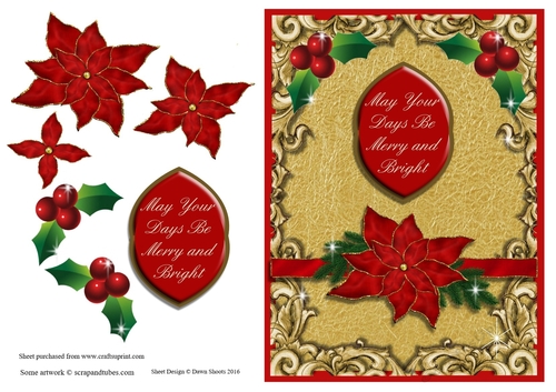 Merry and Bright Poinsettia